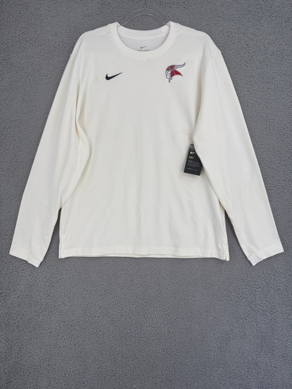 Minnesota Vikings Nike Dri-Fit Men’s Large crew neck long sleeve shirt White